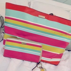 Spring multicolor tote